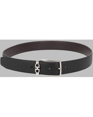 Ferragamo Leather Belt - Metallic
