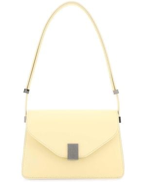 Lanvin Pastel Leather Concerto Shoulder Bag - Yellow