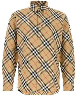 Burberry Printed Poplin Shirt - Multicolour