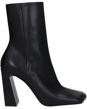 AMINA MUADDI Boots Marine Women Women Leder schwarz