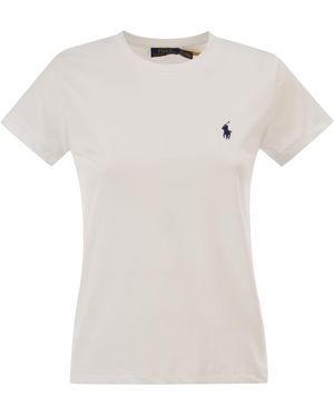 Polo Ralph Lauren Classic Fit Crew Neck T Shirt - White