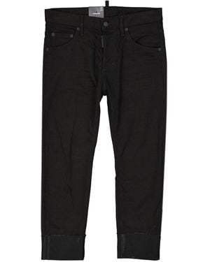 DSquared² Jeans de mezclilla negros de toro negro