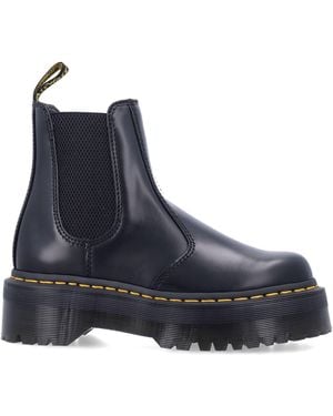 Dr. Martens 2976 Beatle Quad Boots - Blue