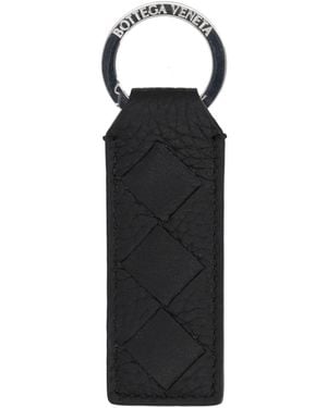 Bottega Veneta Keychain "Tab" - Black