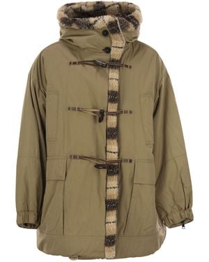 Weekend by Maxmara Susa Drip Proof Cotton Parka - Verde