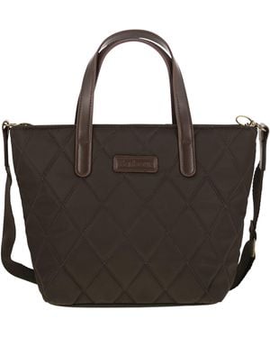 Barbour Mini Quilted Tote Bag - Black