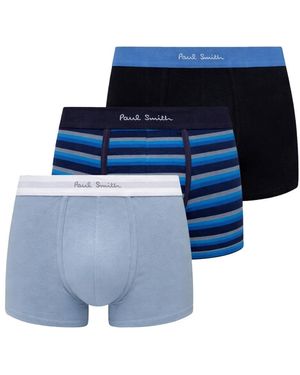 Paul Smith Boxer Briefs 3-Pack - Blue