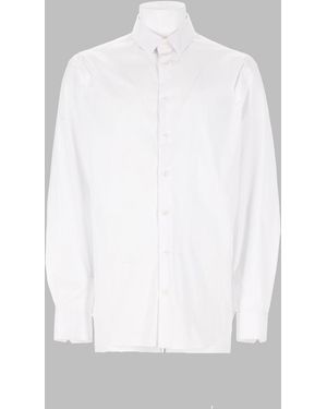 Giorgio Armani Classic Button-Front Dress Shirt - White