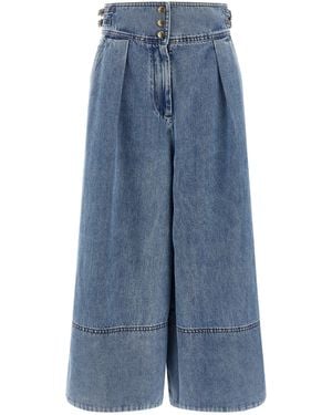 Zimmermann 'Denim Culotte' Jeans - Blue