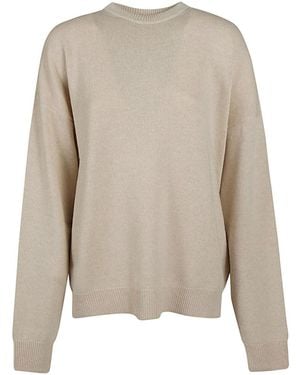 Balenciaga Cashmere Crewneck Jumper - Natural