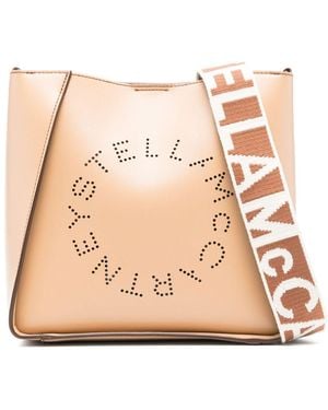 Stella McCartney Umhängetasche Mit Logo - Natur