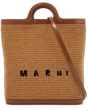 Marni Borsa A Mano Tropicalia - Marrone