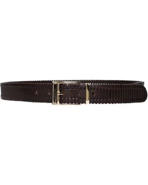 Ferragamo Belts With Skin - Black