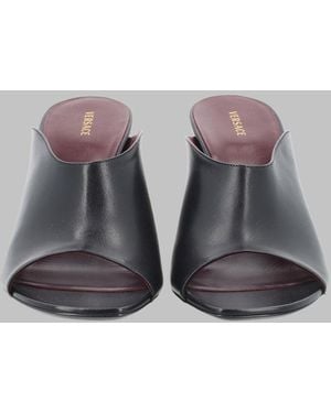 Versace Mule Giulietta Leather - Grey
