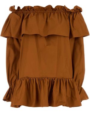 Saint Laurent Short Dresses - Brown