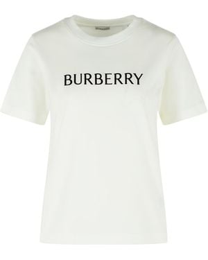 Burberry 'Frankie' Cotton T-Shirt - Grey