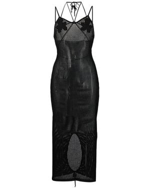 ANDREADAMO Abito Midi Da Maglia Andreadamo - Nero