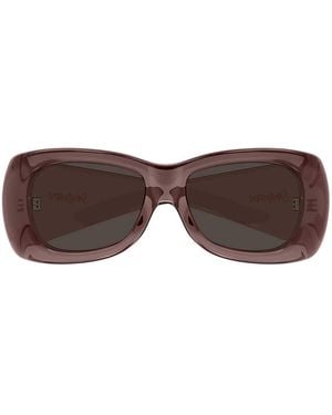 Saint Laurent Gafas De Sol Sl 901 Howl 016 Rojo/Marrón Unisex