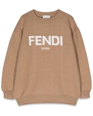 Fendi Pullover Roma Kni - Natural