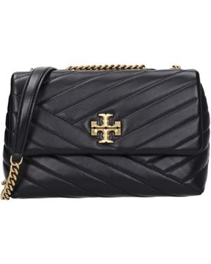 Tory Burch Schoudertassen Kira Vrouwen Leer Zwart