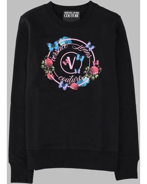 Versace Jeans Couture 100% Cotton Sweatshirt - Black