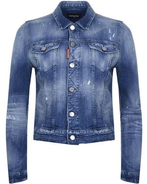 DSquared² Veste en denim. - Bleu