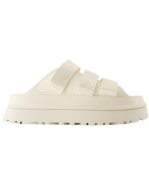 UGG Mules W Goldenglow Synthetic White - Weiß