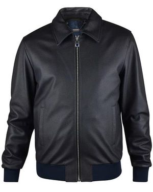 Billionaire Lederjacke - Blau
