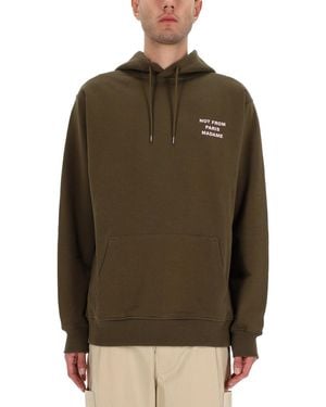 Drole de Monsieur "slogan" Sweatshirt - Green