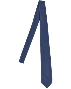 Barba Napoli Silk Tie - Blauw