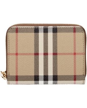 Burberry Portadocumenti Donna Tessuto/Marrone Chiaro - Brown