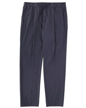 Herno Pants With Logo - Blue