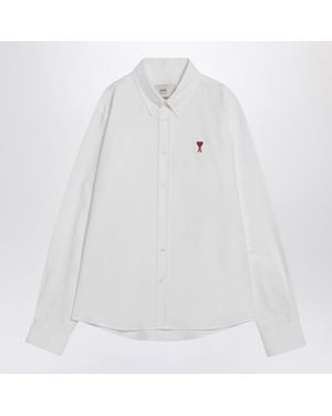 Ami Paris Ami De Coeur Shirt - White