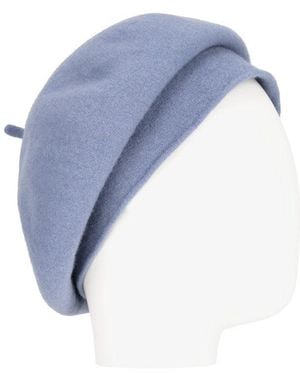 LA ROSE Roll Up Beret - Blue