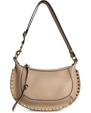 Isabel Marant 'Oskan' Beige Lear Crossbody Tasche - Weiß
