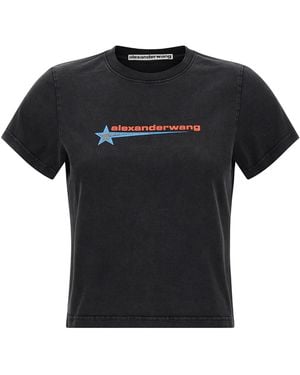 Alexander Wang 'Shrunken' T-Shirt - Black