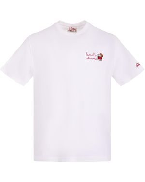 Mc2 Saint Barth Cotton T -Shirt - Weiß