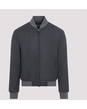 Canali Bomberjacke - Grau