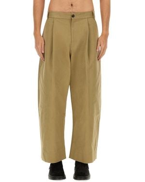 Studio Nicholson Trousers Sorte - Natural
