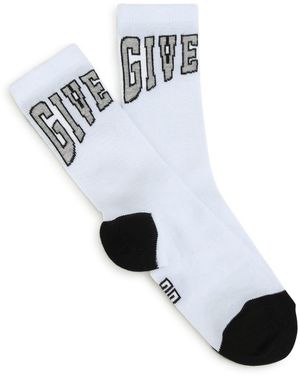 Givenchy Logo Socken - Weiß