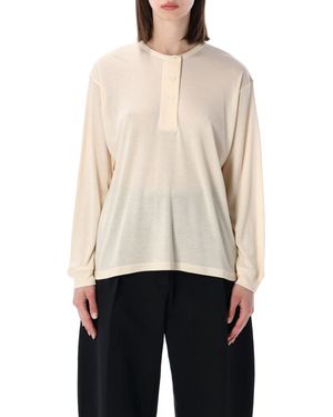 Studio Nicholson Canvas Mini T-Shirt For - White