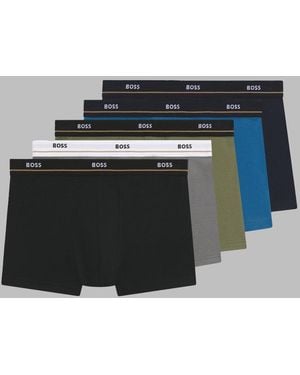 BOSS 5 Pack Boxer Con Logo - Multicolor