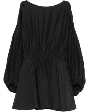 ANDAMANE Der ausgestellte Playsuit "Andamane Clara" mit offenem Rücken - Schwarz