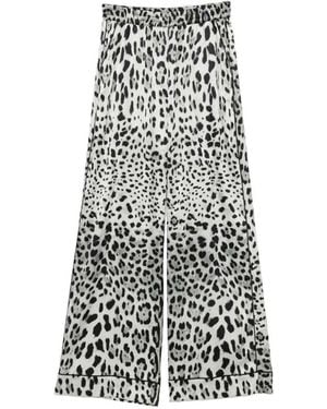 Dolce & Gabbana Leopard-Print Straight-Leopard Trousers - Multicolour