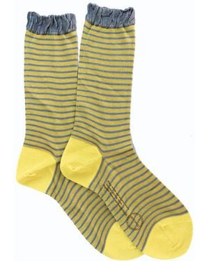 Antipast Calcetines Rayas - Amarillo