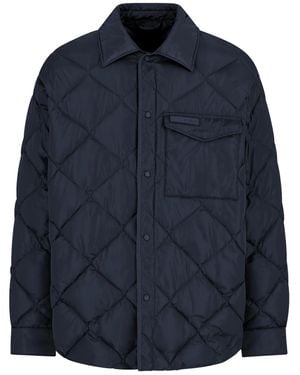 ARMANI EXCHANGE Coats - Blue
