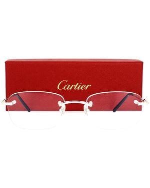 Cartier Ct0050 O Eyeglasses - Red