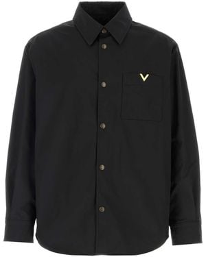 Valentino Garavani Stretch Polyester Shirt - Black