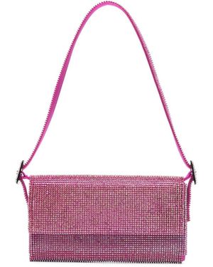 Benedetta Bruzziches Vittissima La Petite Crystal Abbellita Clutch Borse - Viola