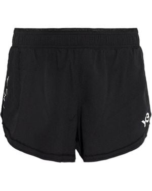 Y-3 Mini-Shorts Met Logodetail - Zwart